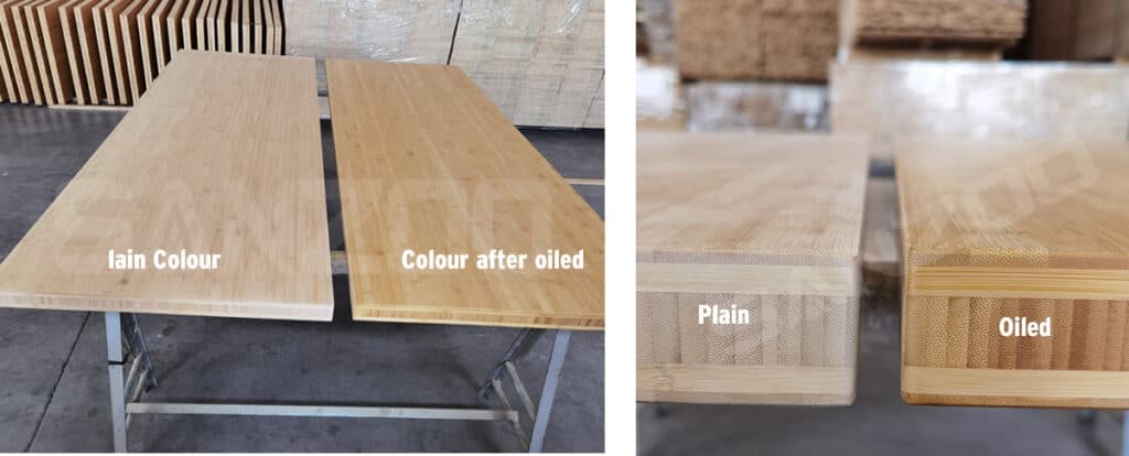 the difference between oiled and plain bamboo plywood sheets 2
